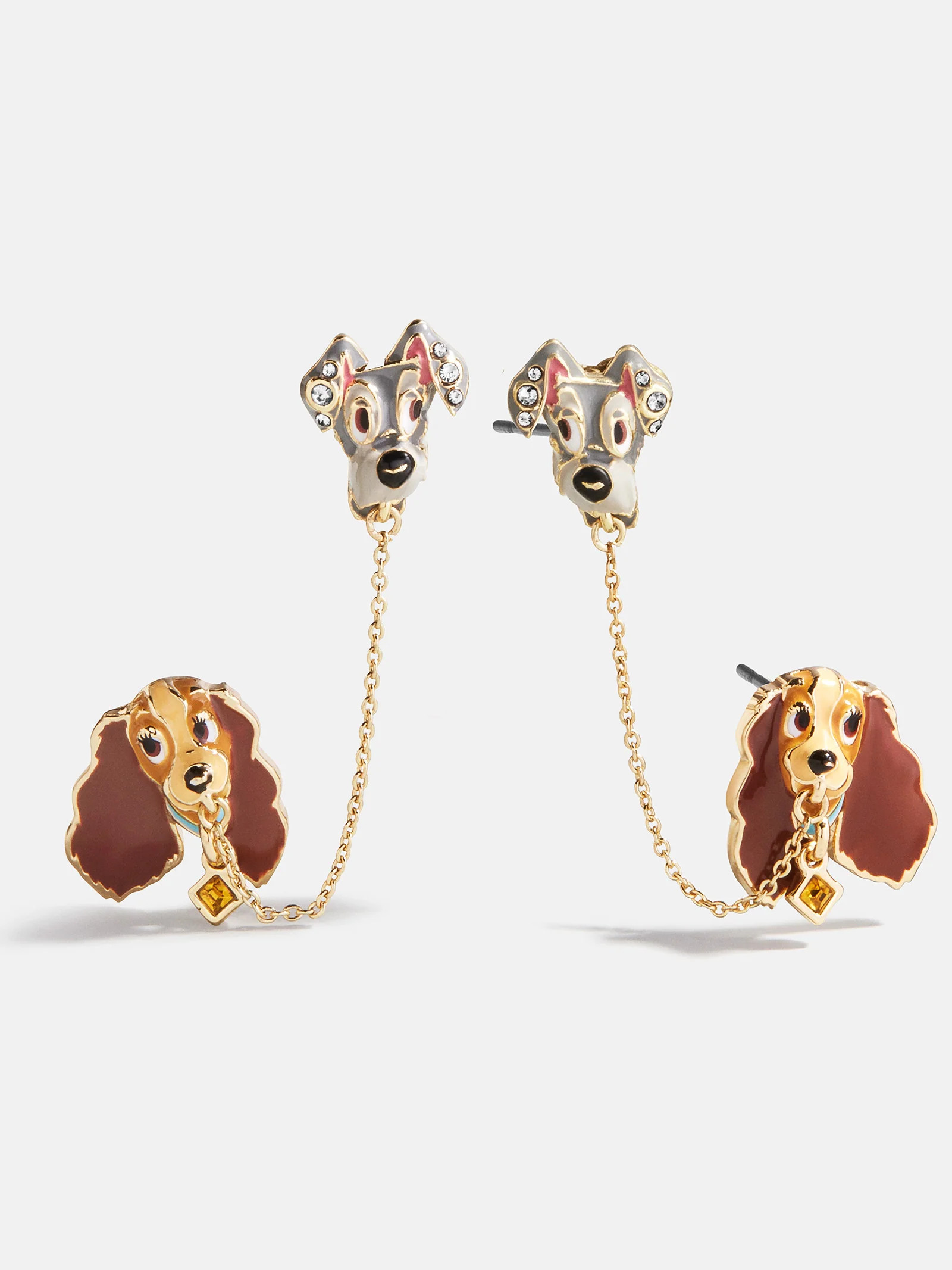 Disney Lady and the Tramp Dynamic Duo Earring Set - Disney Lady & the Tramp | BaubleBar