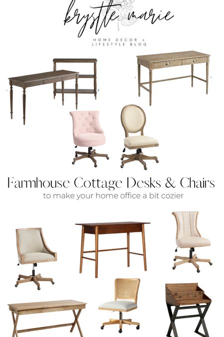 Cozy farmhouse cottage home decor for your home office! 

#LTKhome #LTKFind #LTKstyletip