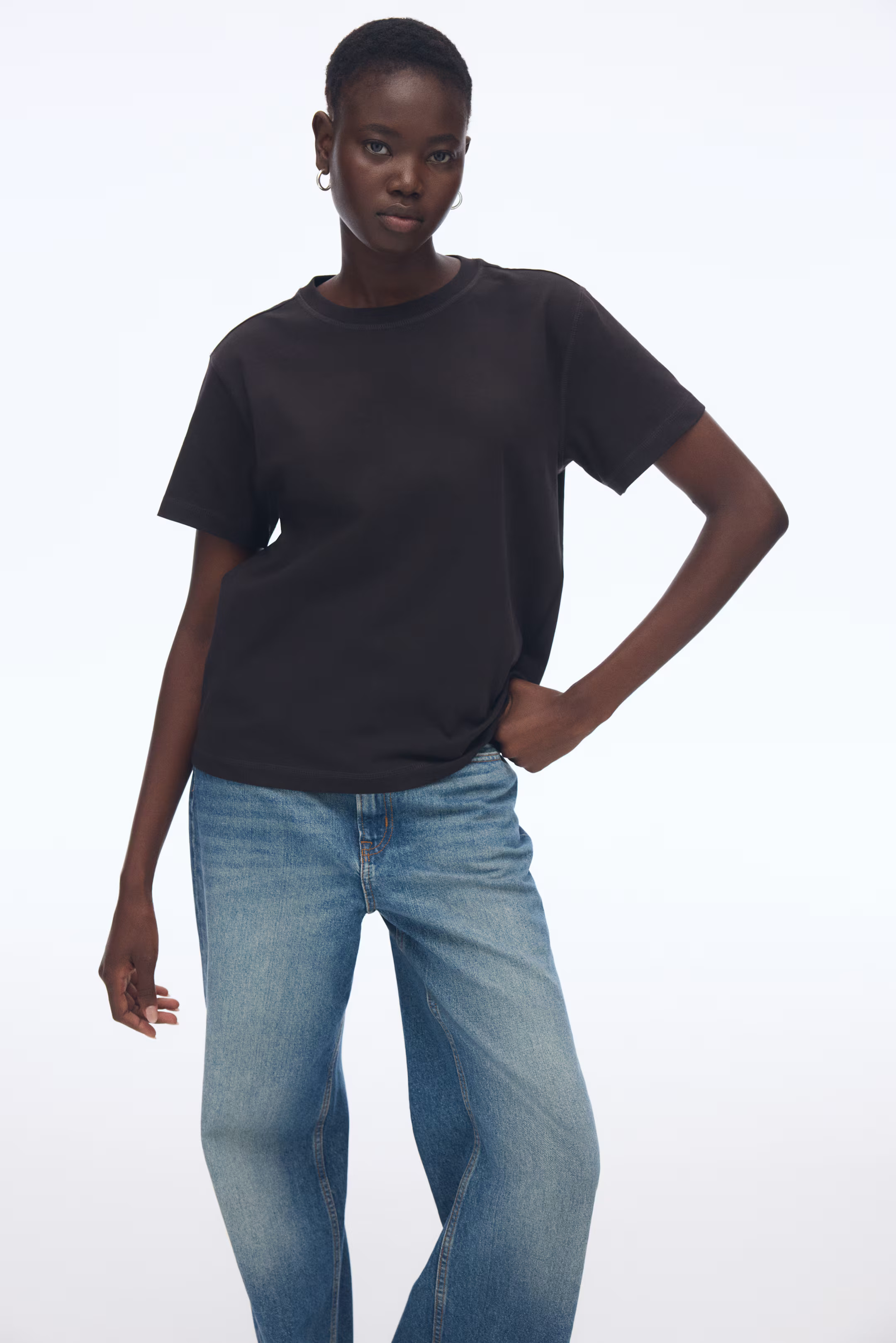 Oversized Cotton T-Shirt | H&M (US + CA)