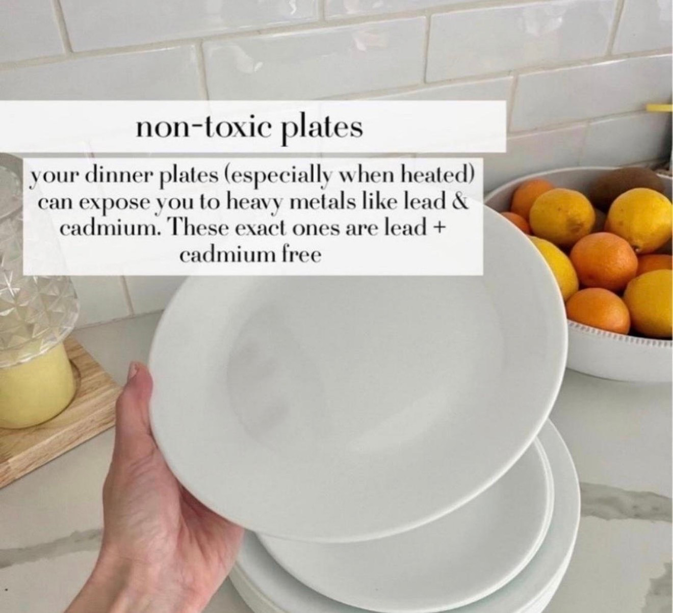 Start by swapping what you use daily! Plates are such an easy swap to make to keep your food & kitchen Lo-tox!

#LTKHome #LTKmomlife #LTKfoodie