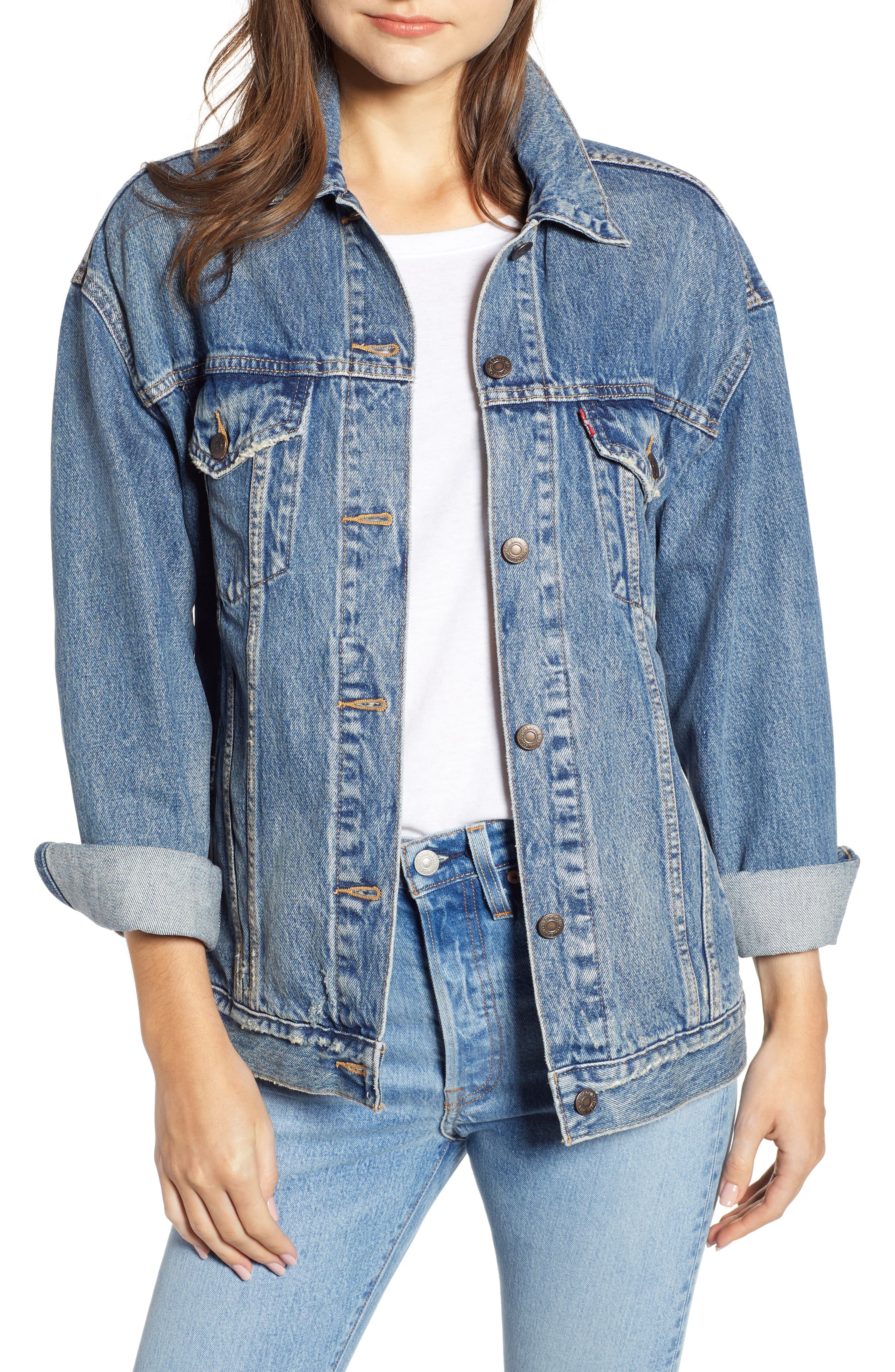 Baggy Trucker Denim Jacket | Nordstrom