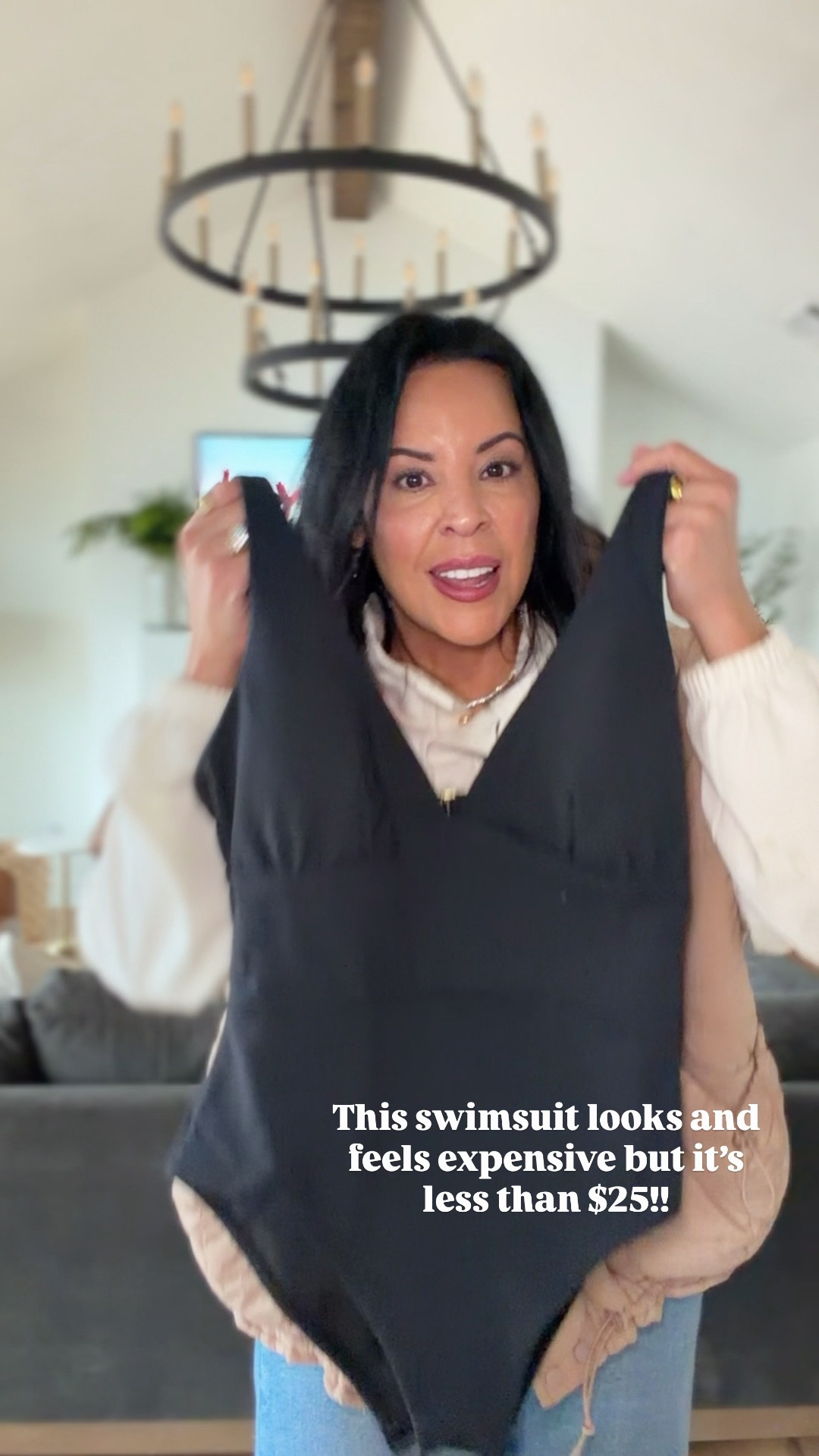 I did a large in the swimsuit. I can’t believe it’s less than $25! It’s looks and feels way more expensive! 

#LTKTravel #LTKOver40