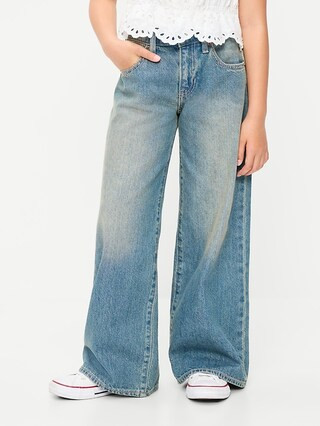 Super Baggy Wide-Leg Jeans for Girls | Old Navy (US)