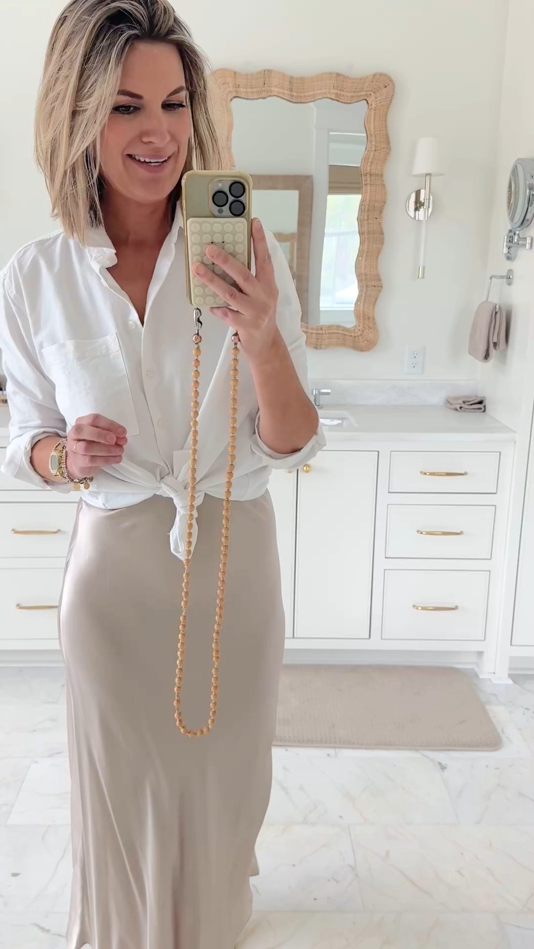 Obsessed with this silk skirt.  Makes such a statement with low effort.  Great for a vacation outfit or for a spring event like a shower or graduation.  

#LTKOver40 #LTKTravel #LTKootd