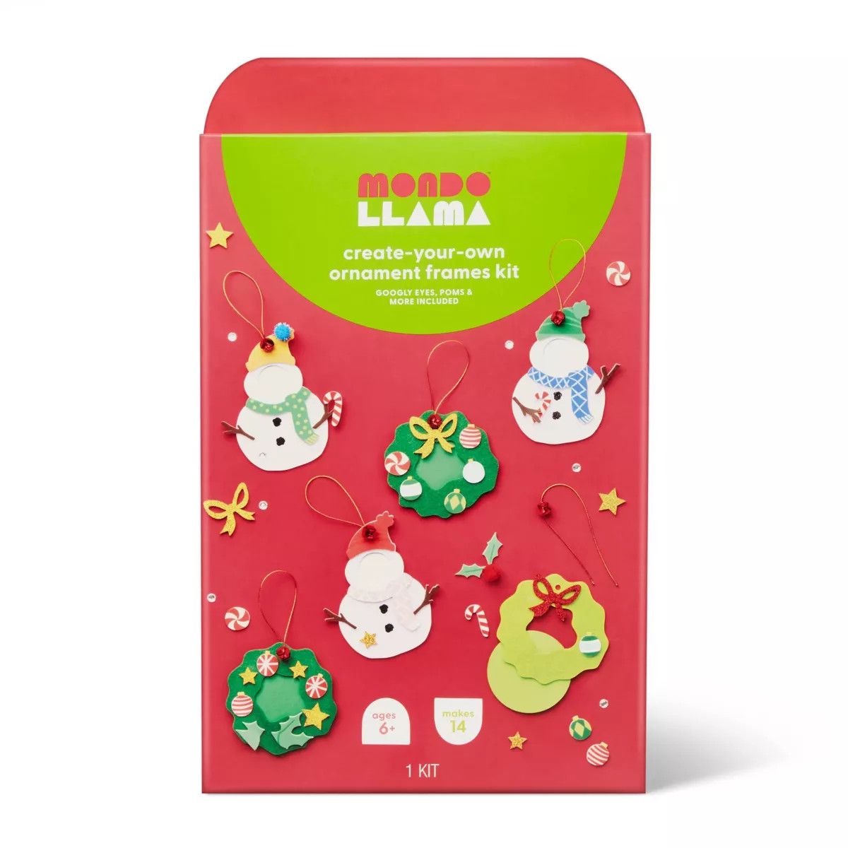 Christmas Craft Ornament Frames Kit - Mondo Llama™ | Target