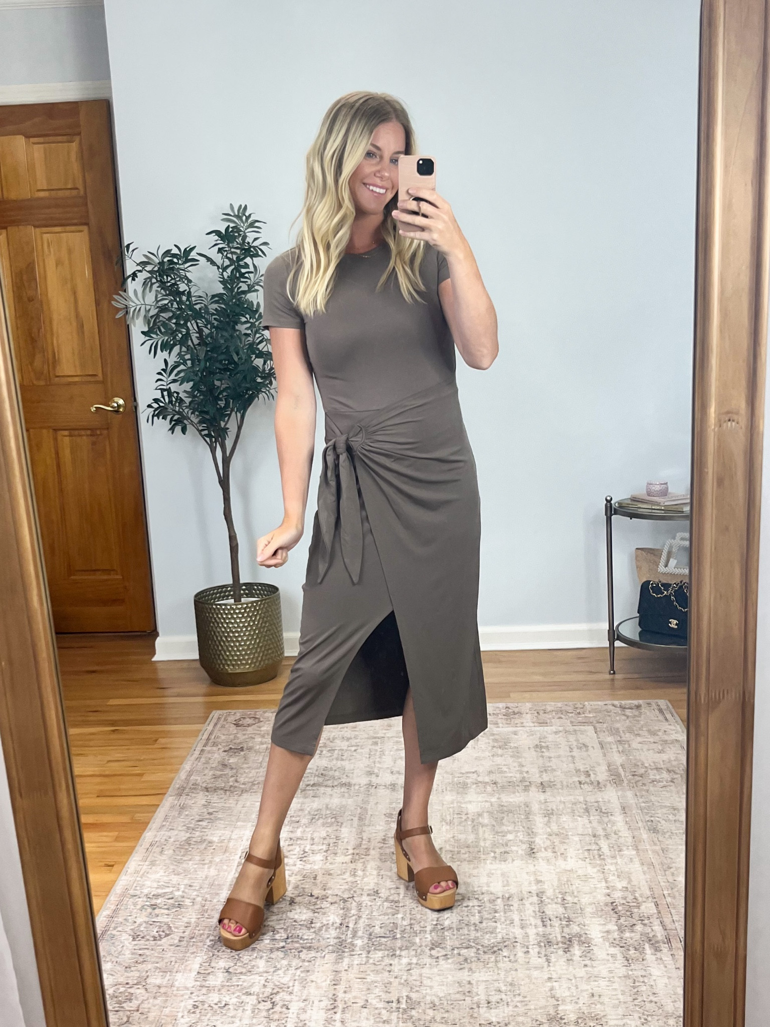 This is easily the best dress I’ve tried on recently! I’m not kidding when I say I’m obsessed! The flattering belly area, the fabric feels amazing, it’s currently on sale for $19 and available in 4 colors! Wearing size XS. So easy to dress up or throw on a denim jacket and some sneakers! 

#LTKunder50 #LTKBacktoSchool #LTKsalealert