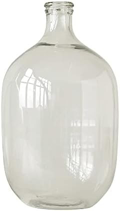 Creative Co-op DA7424 Creative Co-Op Decorative Glass Bottle Vase, 19 Inch, Clear | Amazon (US)