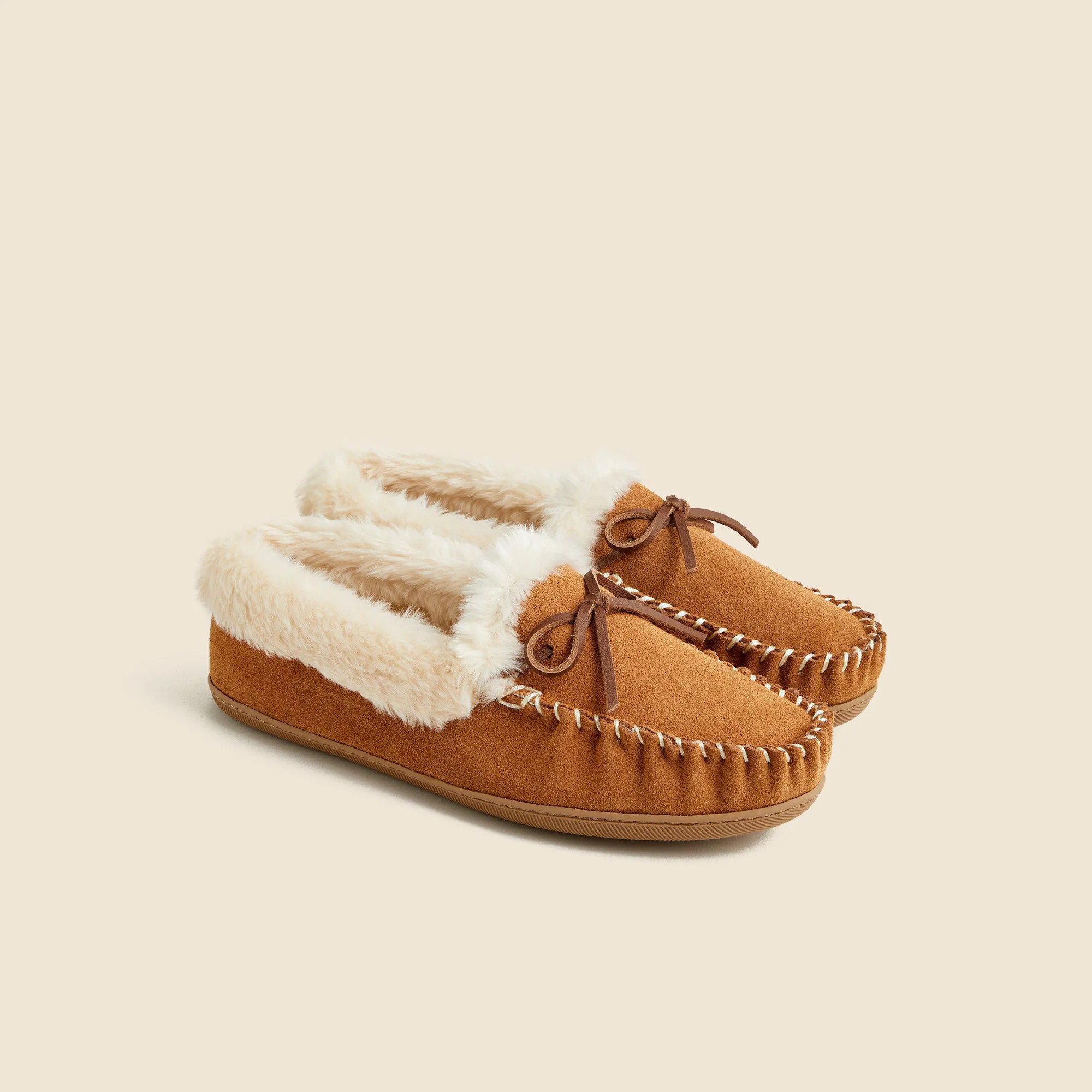 J.Crew: Lodge Moccasins In Leather For Women | J. Crew US
