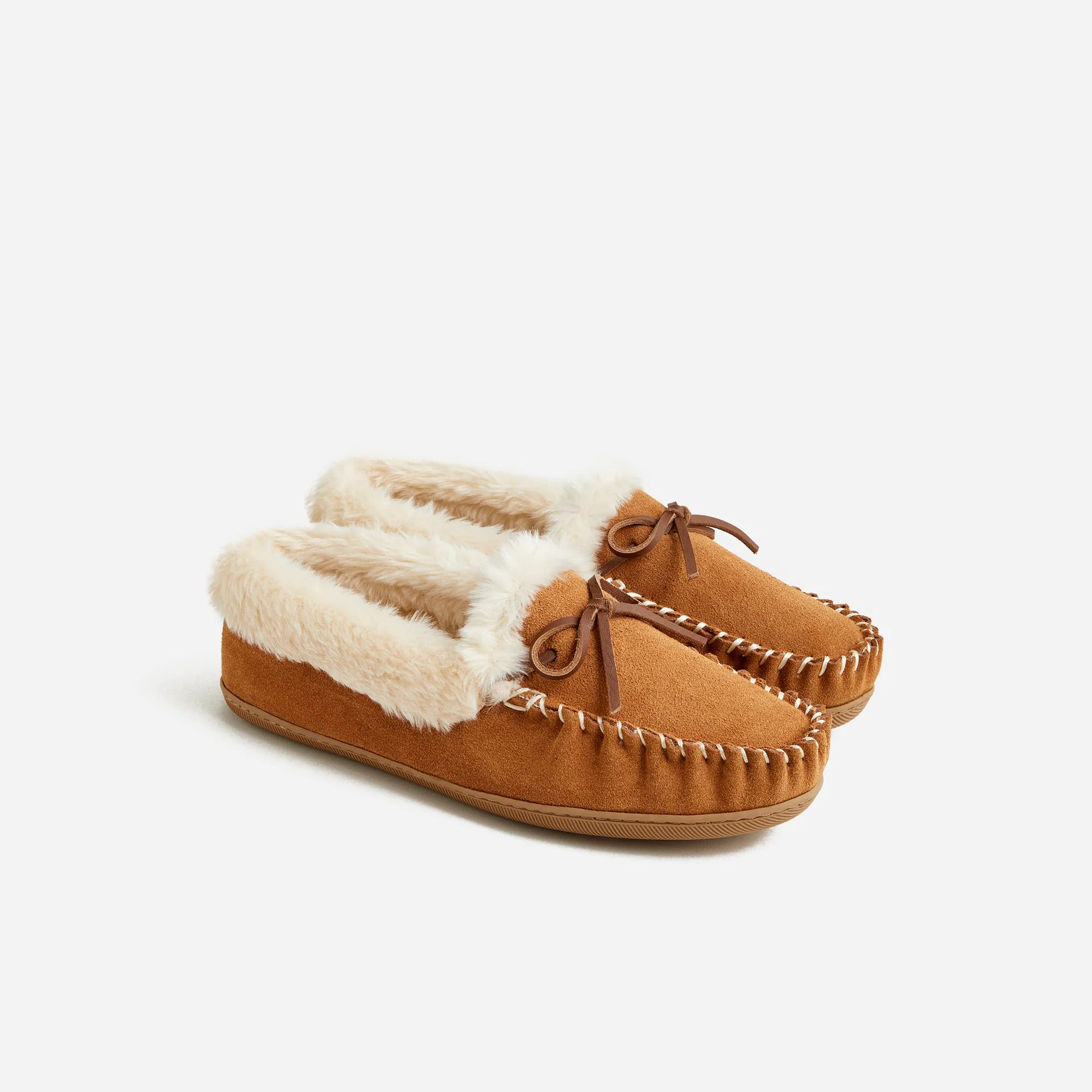 J.Crew: Lodge Moccasins In Leather For Women | J.Crew US