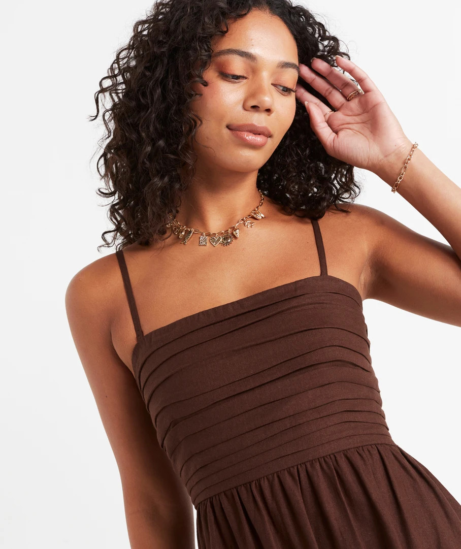 SHANA STRAPLESS MIDI DRESS | Sportsgirl