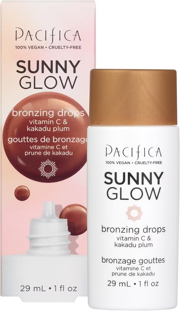 Pacifica Beauty Sunny Glow Bronzing Drops with Vitamin C, Skin Tint Illuminator, Liquid Bronzer, ... | Amazon (US)