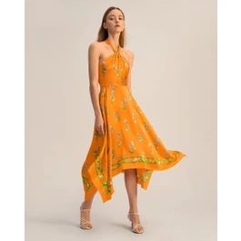 Robe Mouchoir Valse Printanière | LilySilk