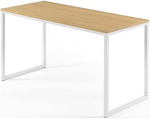 ZINUS Jennifer 55 Inch White Frame Desk / Computer Workstation / Office Desk / Dining Table / Eas... | Amazon (US)