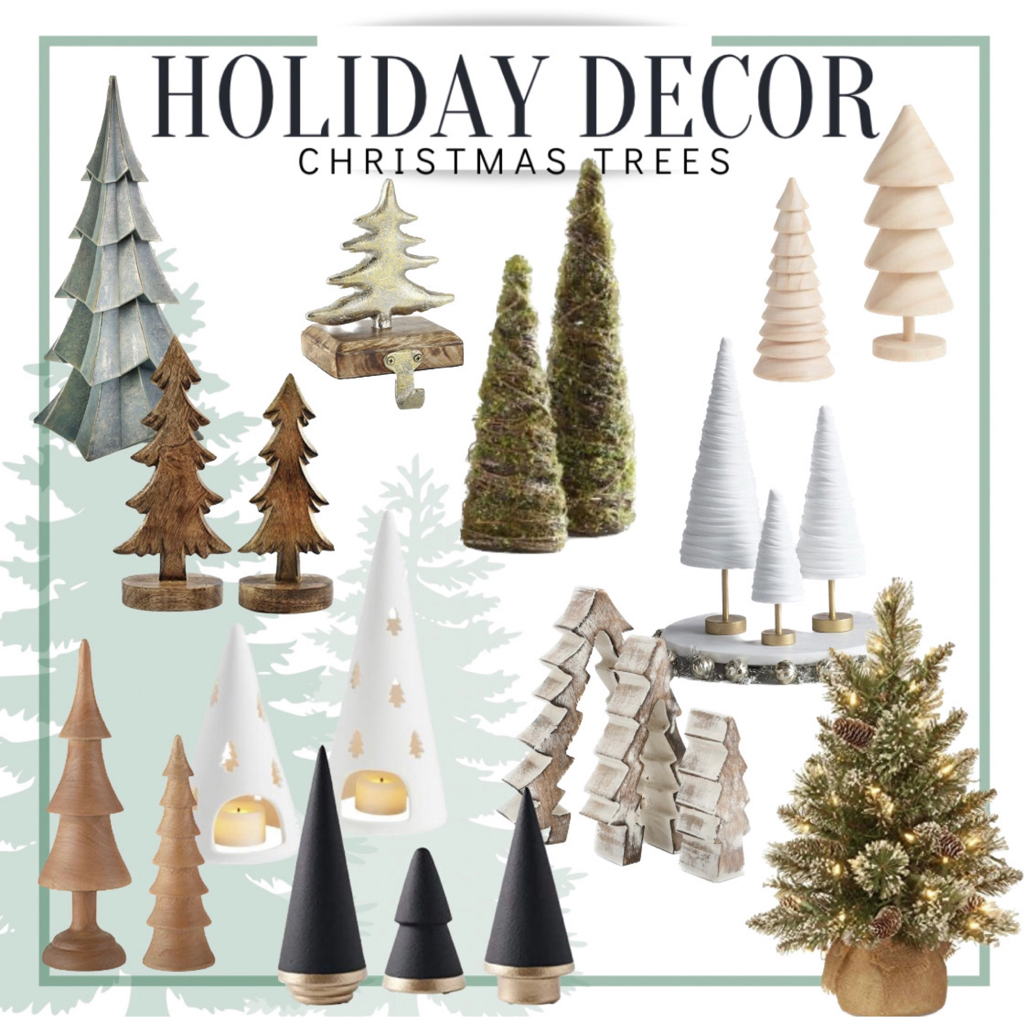 I think Christmas trees are my favorite seasonal decor to collect. Having a hard time deciding among these! #LTKChristmas

#LTKSeasonal #LTKHoliday
