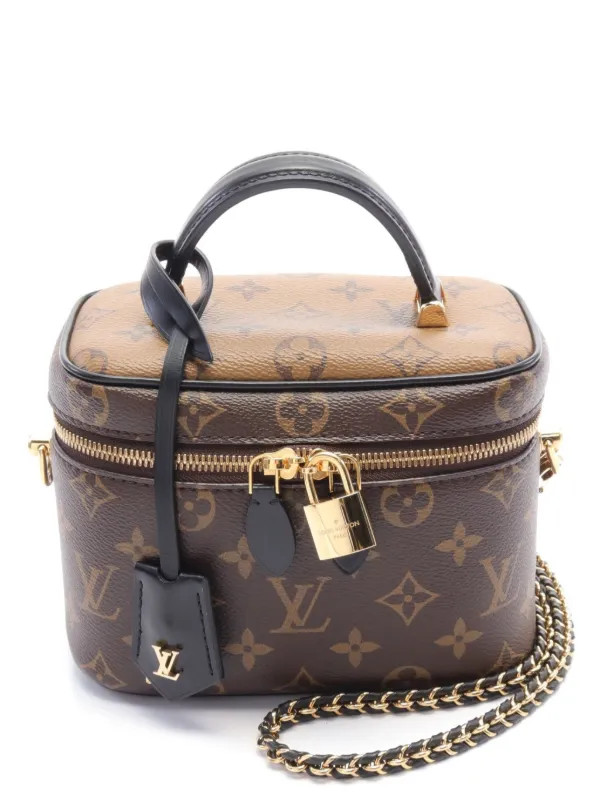Louis Vuitton Pre-Owned 2021 Monogram Vanity two-way Handbag | Brown | FARFETCH | Farfetch Global