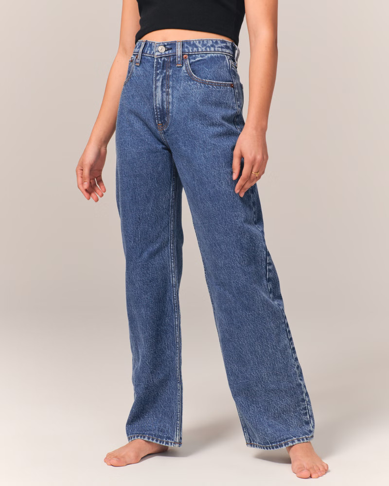 High Rise Loose Jean | Abercrombie & Fitch (US)