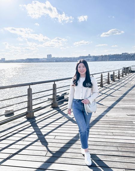 finally time for spring outfits 🤍 #spring #springoutfit #aritzia #levis #jeans #whitesneakers 

#LTKSeasonal #LTKstyletip #LTKitbag