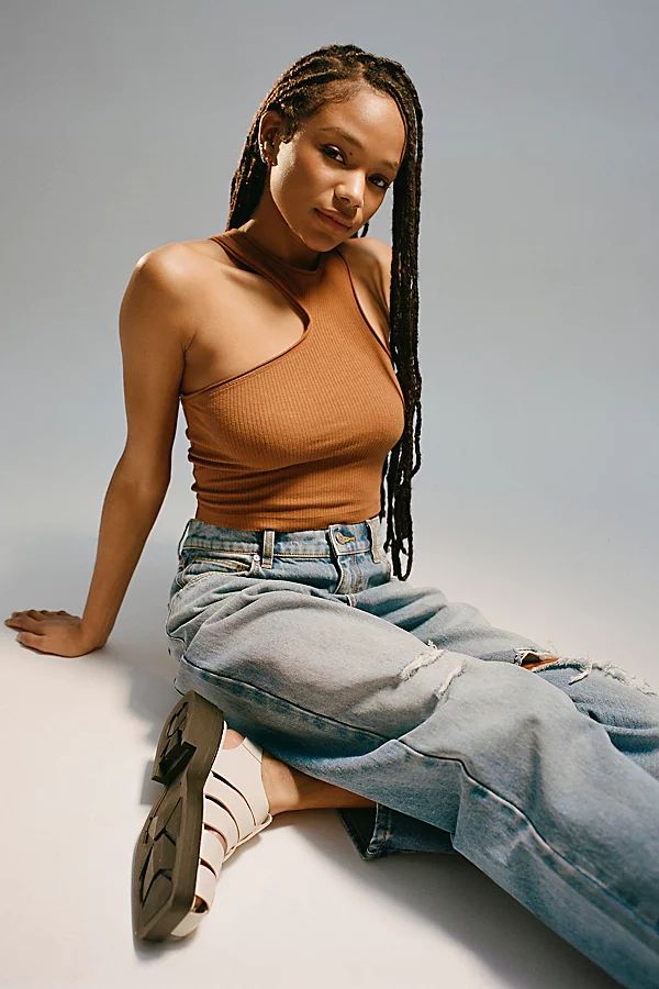 Daze Denim Straight Up High-Waisted Jean - High Key | Urban Outfitters (US and RoW)