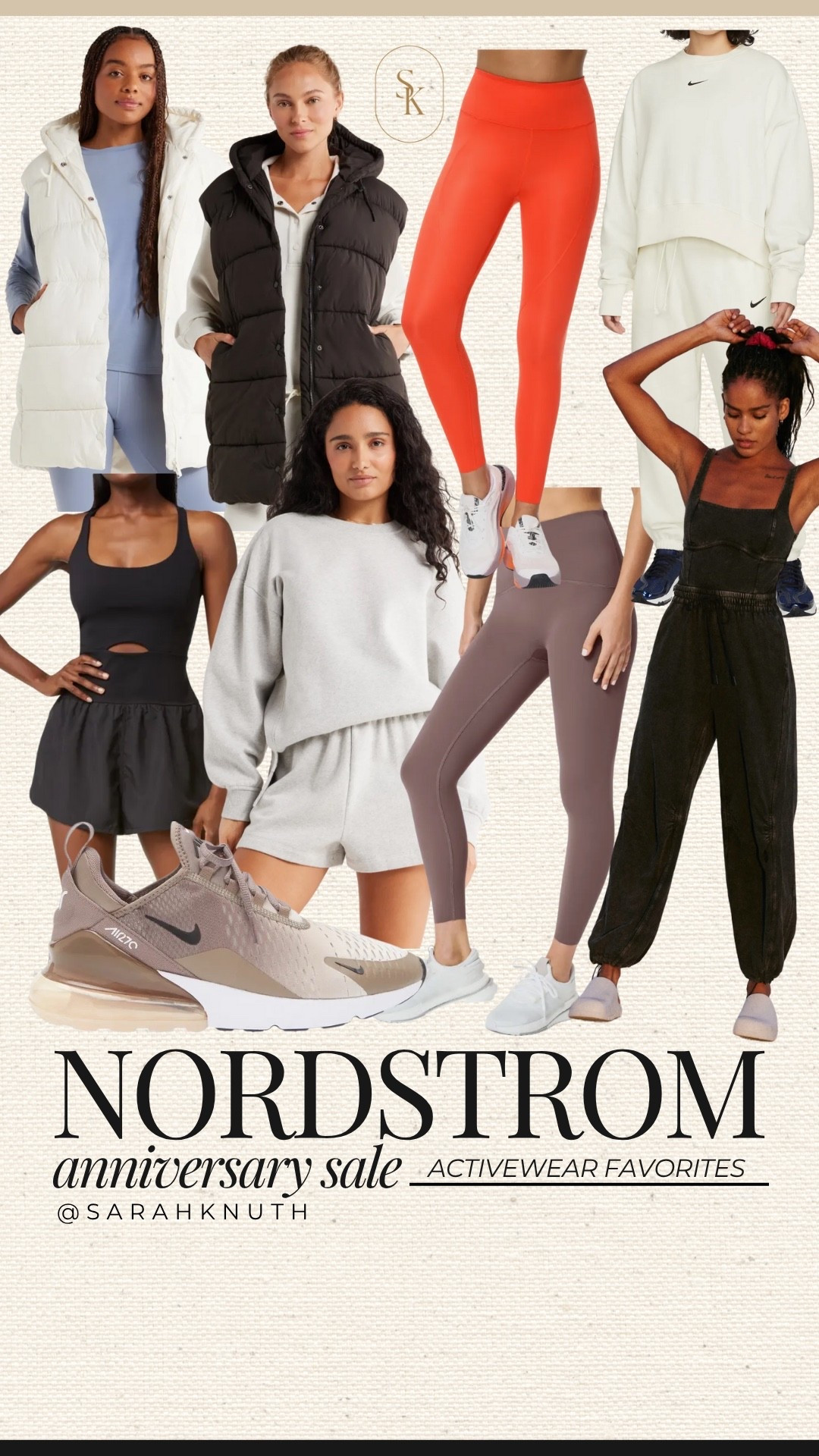 Women’s activewear, Nordstrom sale, fall outfit, leggings, sneakers, puffer vest

#LTKActive #LTKSaleAlert #LTKFindsUnder100
