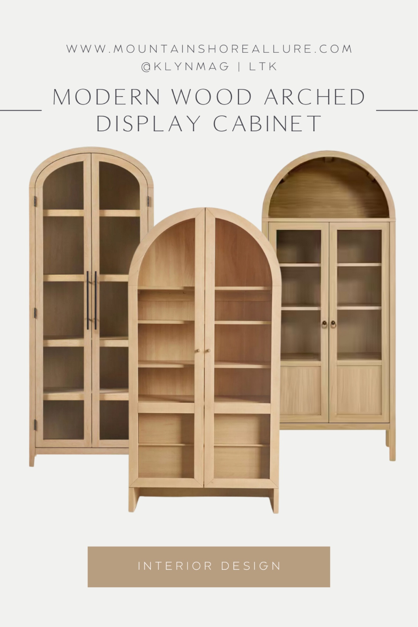 Elevate your home with a stylish and functional storage cabinet! This Modern Wood Arched Display Cabinet offers versatile shelving for any room—living room, office, bathroom, or kitchen. Featuring glass doors and mid-century charm, it's the perfect storage solution. Shop this chic natural wood bookcase today! Check out more linked options on the blog! MountainShoreAllure.com ♥️

Bookcase, Office Shelving, Storage Cabinet w/ Glass Doors and Shelves, Storage Cabinet for Living Room, Office, Bathroom, Kitchen, Natural, Mid-Century


#LTKFamily #LTKHome #LTKFallSale