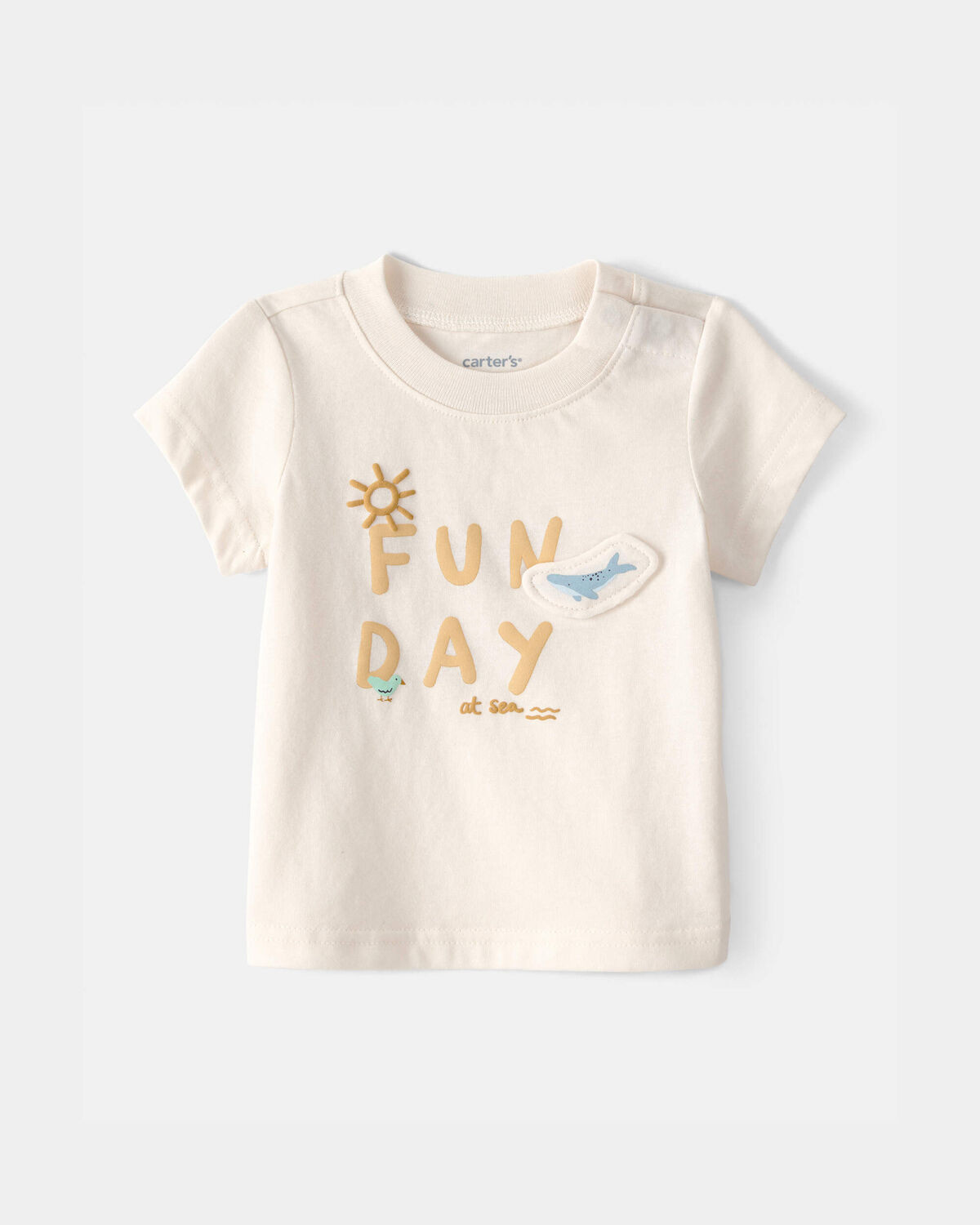 Baby 'Fun Day At Sea' Graphic Tee - Ivory | Carter's | Carter's Inc