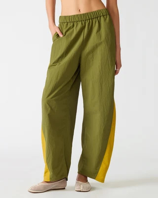 Steve Madden Women's Khoda Pant Wide Leg Bottoms - Cargo - Size Small - Nylon | Steve Madden (US)