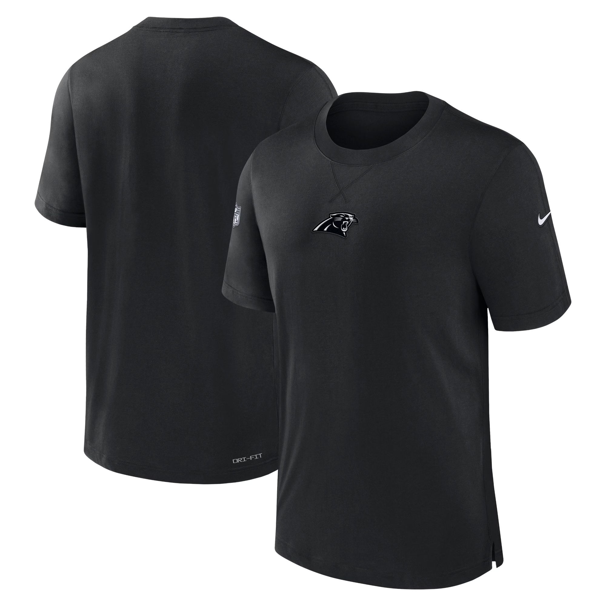 Carolina Panthers Nike 2023 Sideline Performance T-Shirt - Black | Fanatics