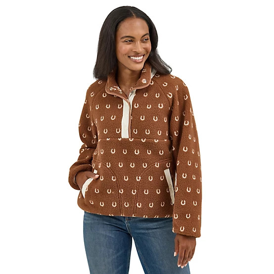 Wrangler  Women's Sherpa Snap Pullover | Tractor Supply