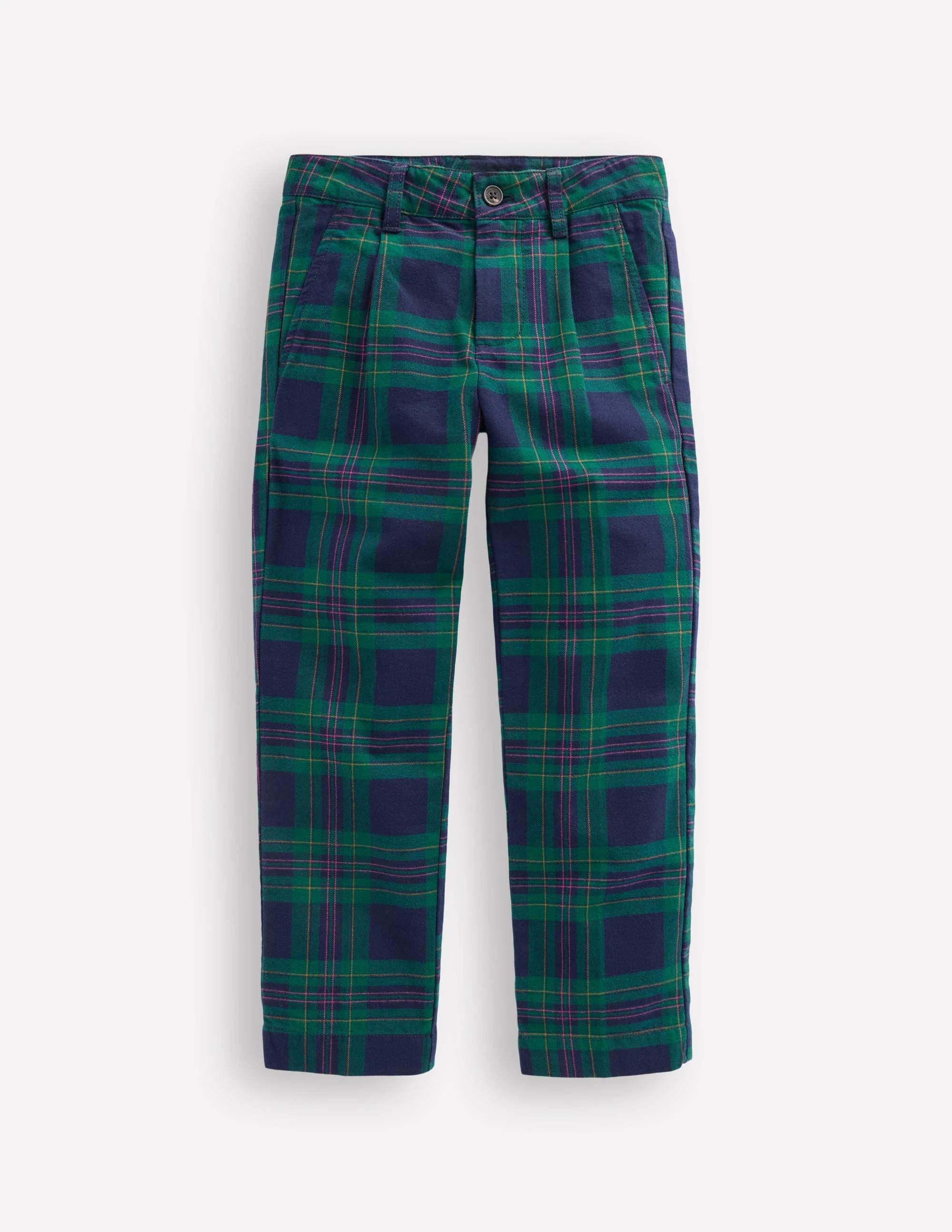 Smart Tailored Pants-Blackwatch Check | Boden (US)