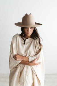 Ezra Western Hat - Tan | Gigi Pip