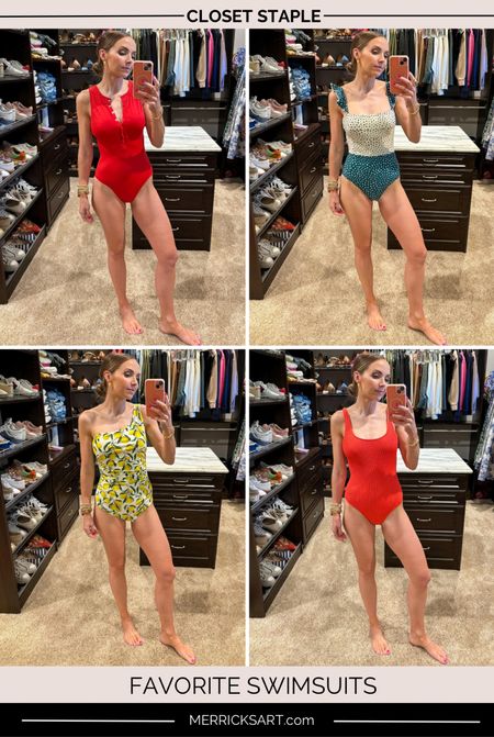 My favorite swimsuits right now! Love the fit and coverage of each of these. 🫶