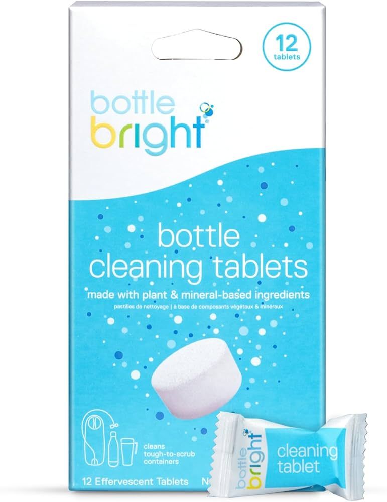 Bottle Bright Single Pack (12 Tablets)- Clean Stainless Steel, Thermos, Tumbler, Insulated and Re... | Amazon (US)