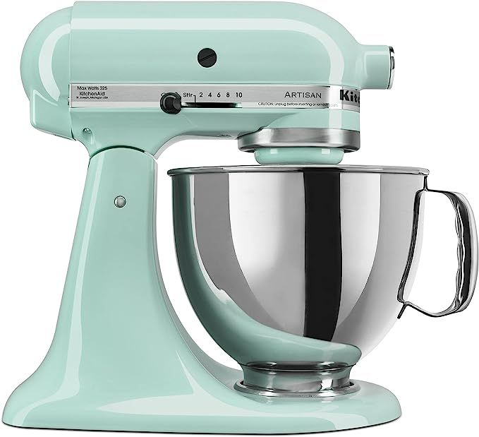 KitchenAid KSM150PSIC Artisan Series 5-Qt. Stand Mixer with Pouring Shield - Ice | Amazon (US)