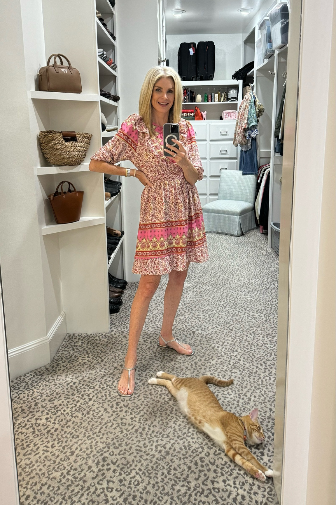 Dress - S
Sandals - TTS 

#LTKOver40 #LTKShoeCrush #LTKFindsUnder100