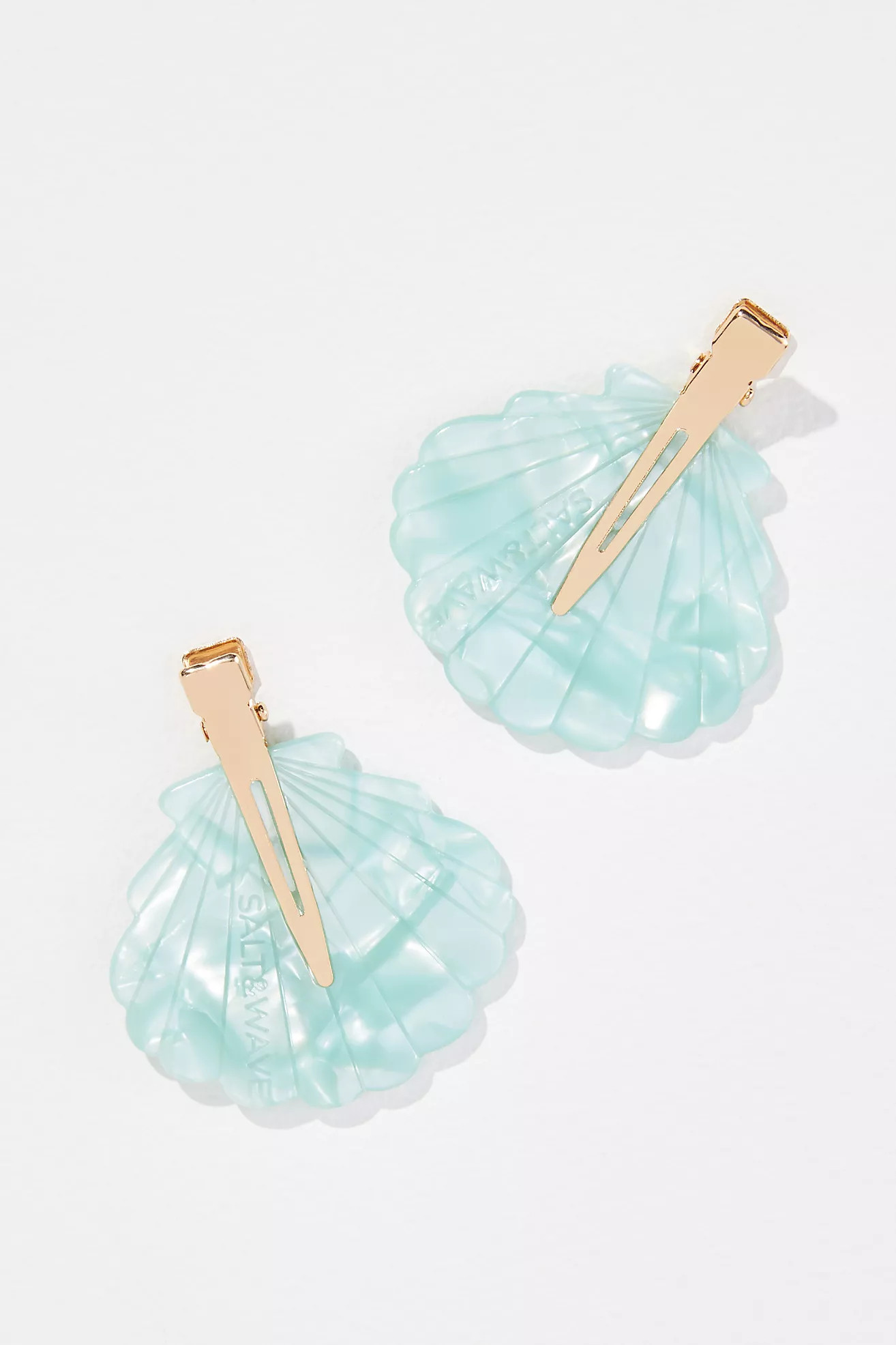 SALT&WAVE Shell Backstage Hair Clips | Anthropologie (US)