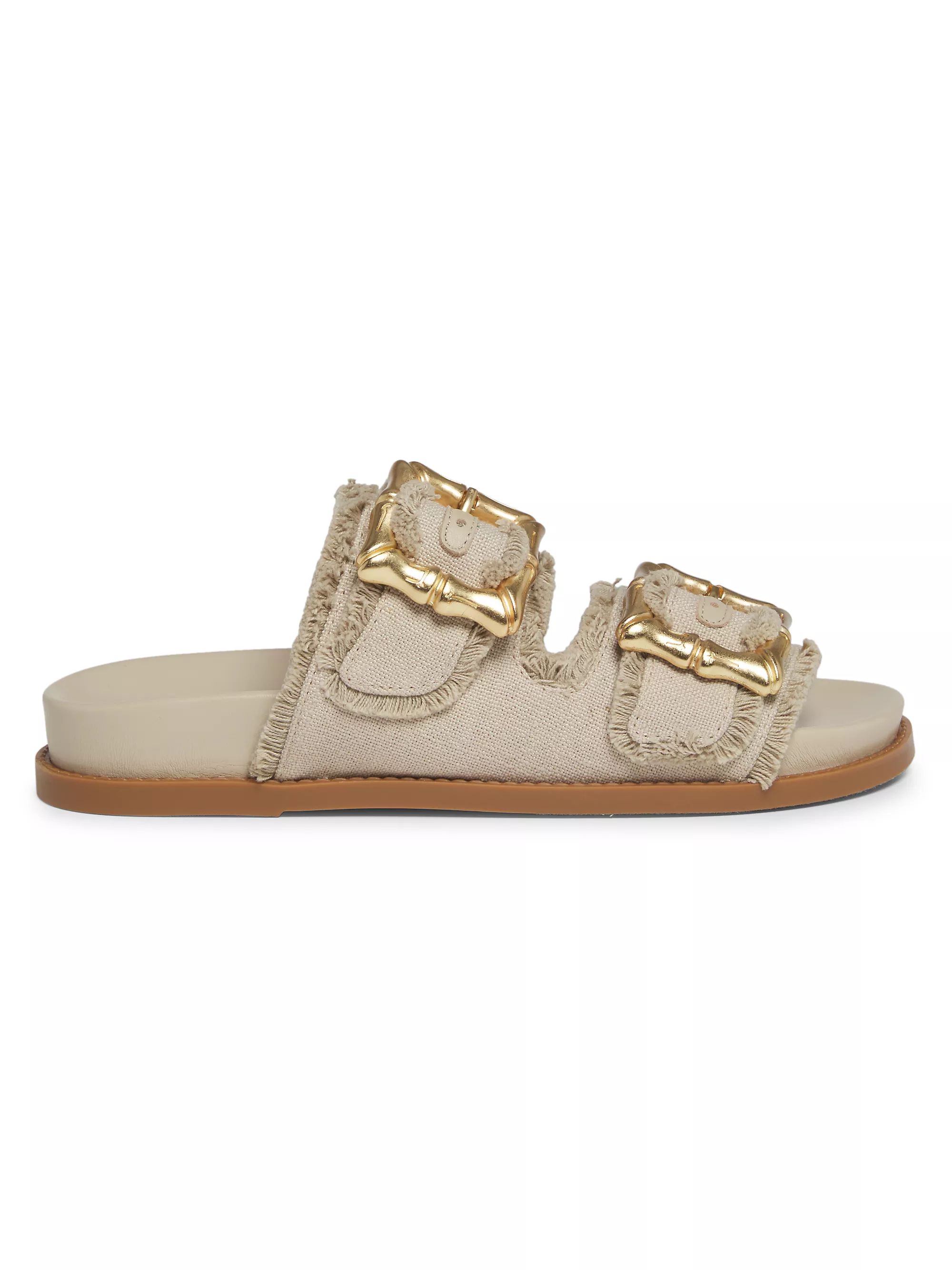 Enola Sporty Linen Sandals | Saks Fifth Avenue
