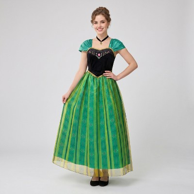 Joyfy Women Halloween Costume Coronation Dress, Green Princess Dress Costume, Adult Princess Dress for Halloween Cosplay Party-M | Target