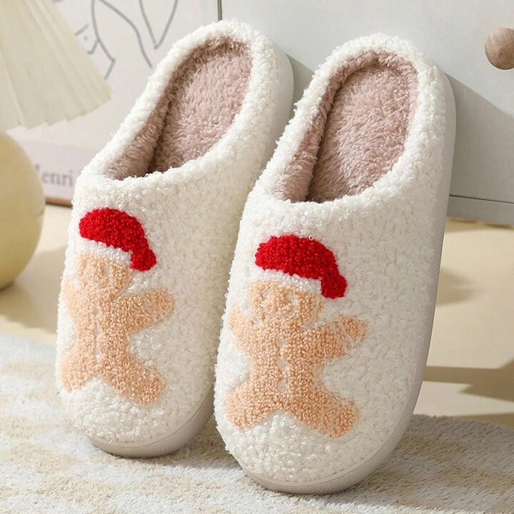 Comfortable Gingerbread Man Slippers | SHEIN