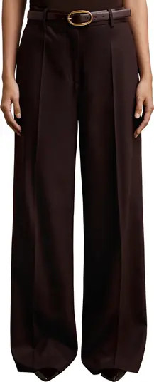 Solene Wool Blend Wide Leg Pants | Nordstrom
