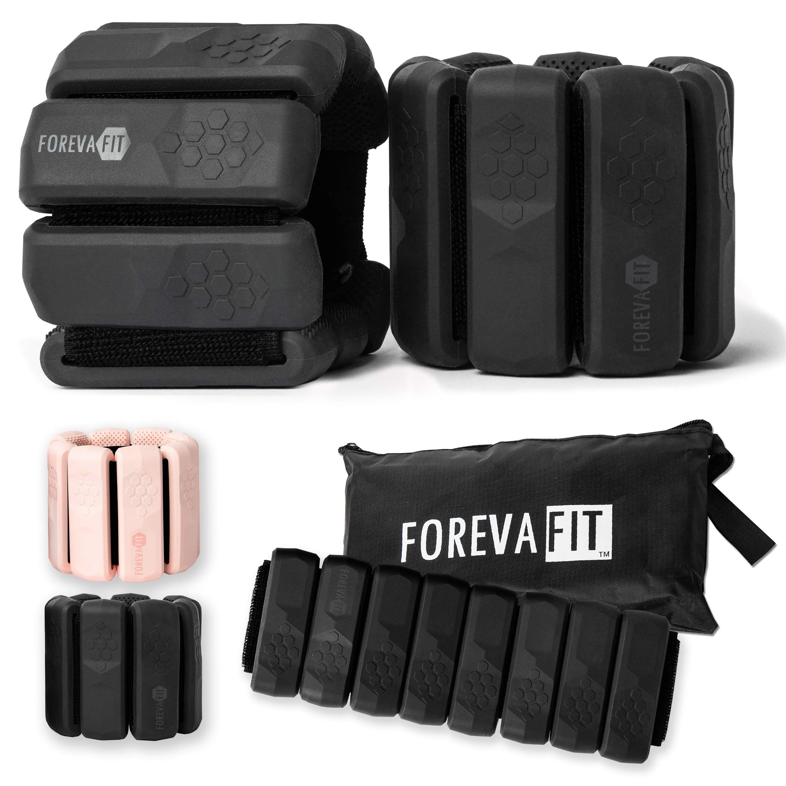 FOREVA FIT Ankle or Wrist Weights Pair - 1.1 lbs Each, Adjustable Size, Wrist and Ankle Weights for  | Amazon (US)