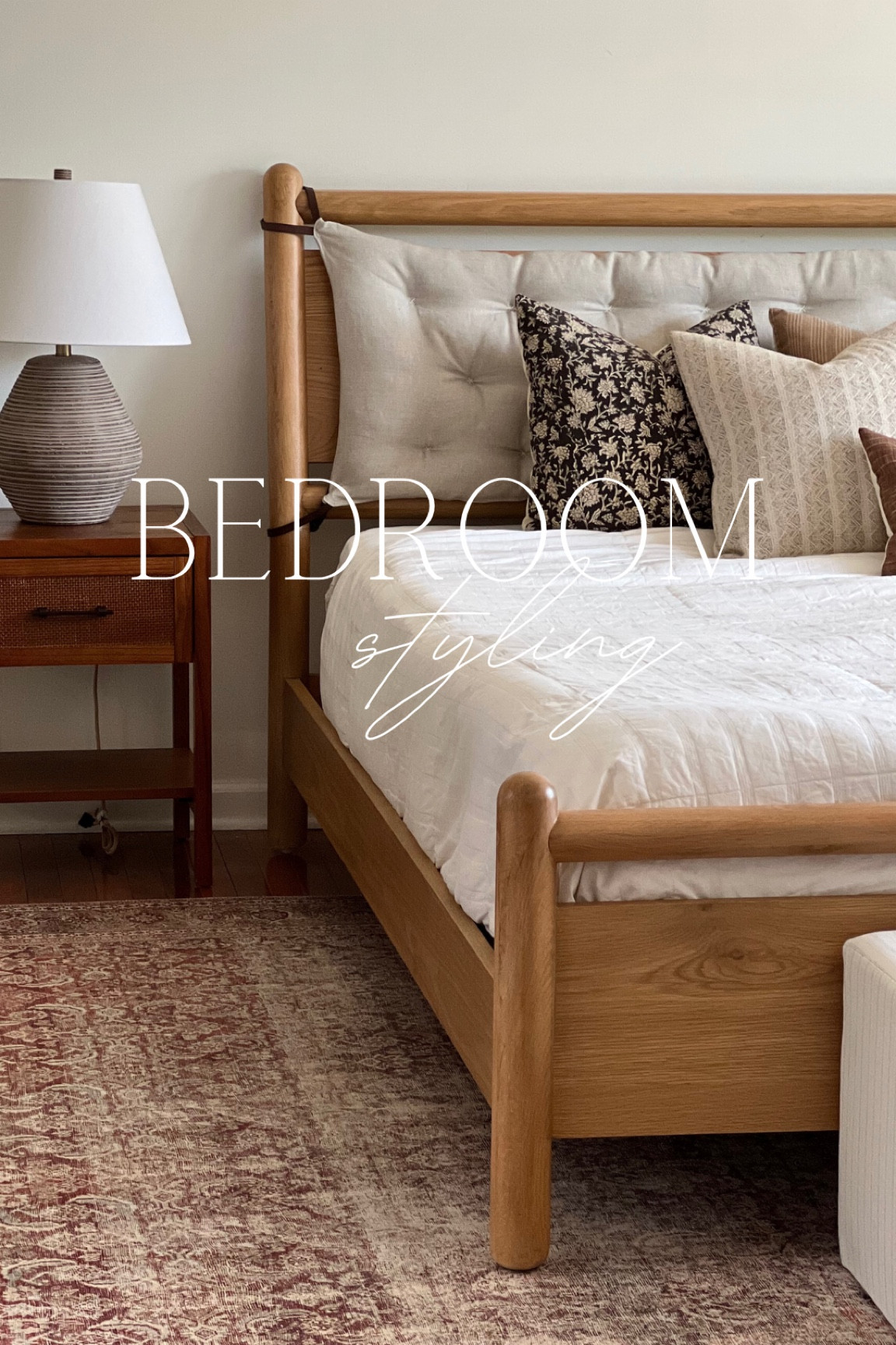 Bedroom styling

Solano headboard, wood headboard, linen headboard cushion, target home, nightstands 

#LTKFind #LTKhome