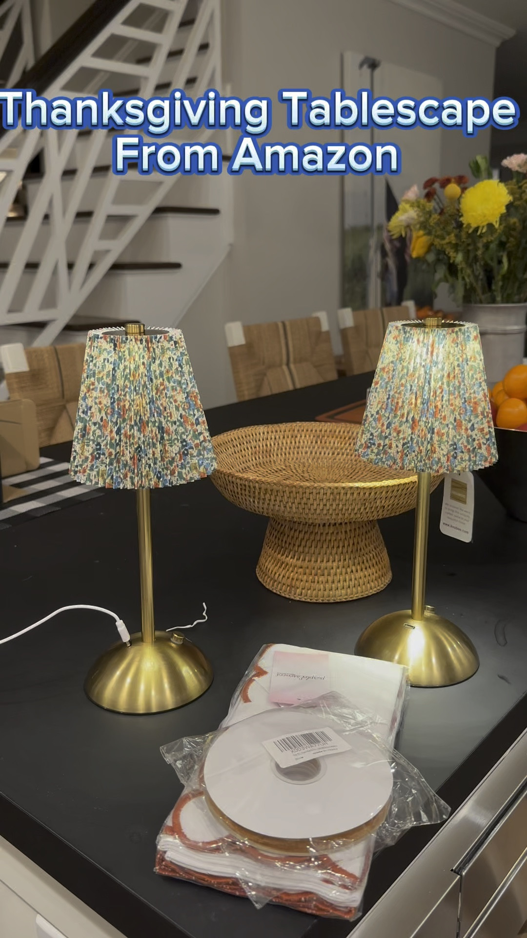 So happy with these items for fall tablescape for Friendsgiving and Thanksgiving. The pleated cordless table lamps came charged with usb cords- I’m waiting on one more thing- come back to see the set table 

#LTKHoliday #LTKCyberWeek #LTKGiftGuide