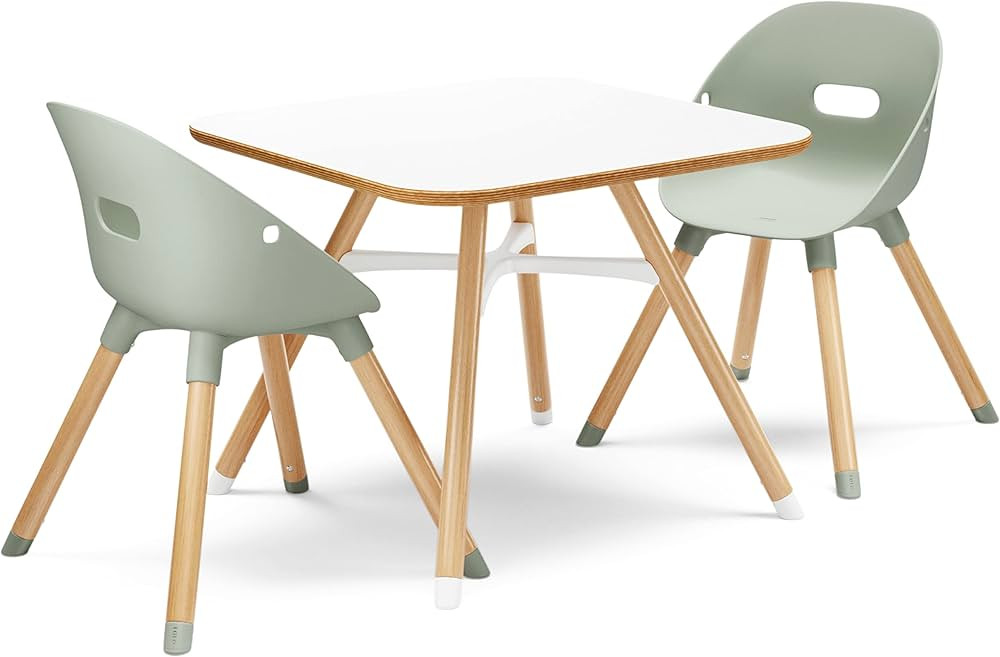 Lalo The Play Kit, Kids Table and Chairs Set with Sustainably Sourced Wood Kids Table & Set of 2 ... | Amazon (US)