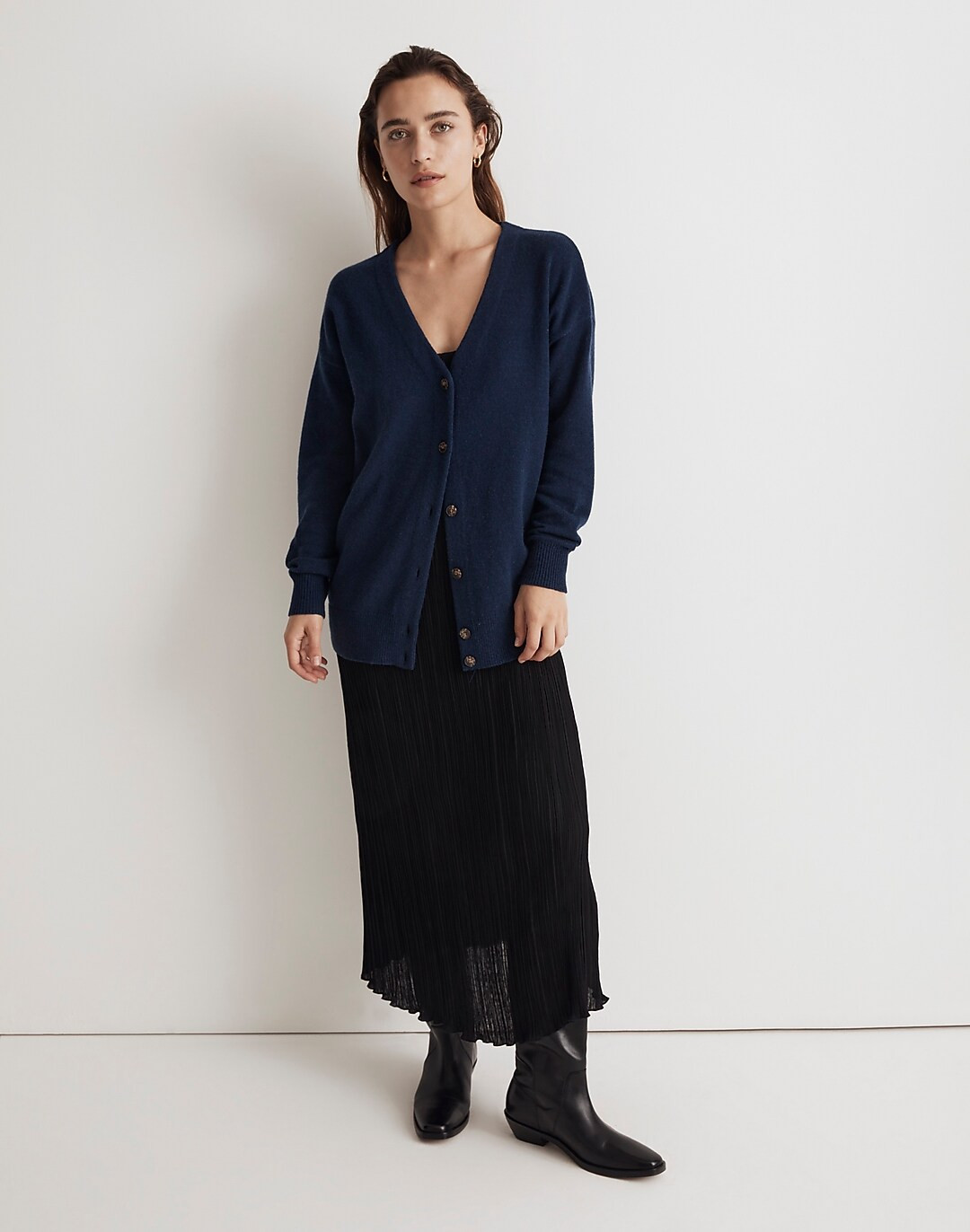 V-Neck Relaxed Cardigan | Madewell