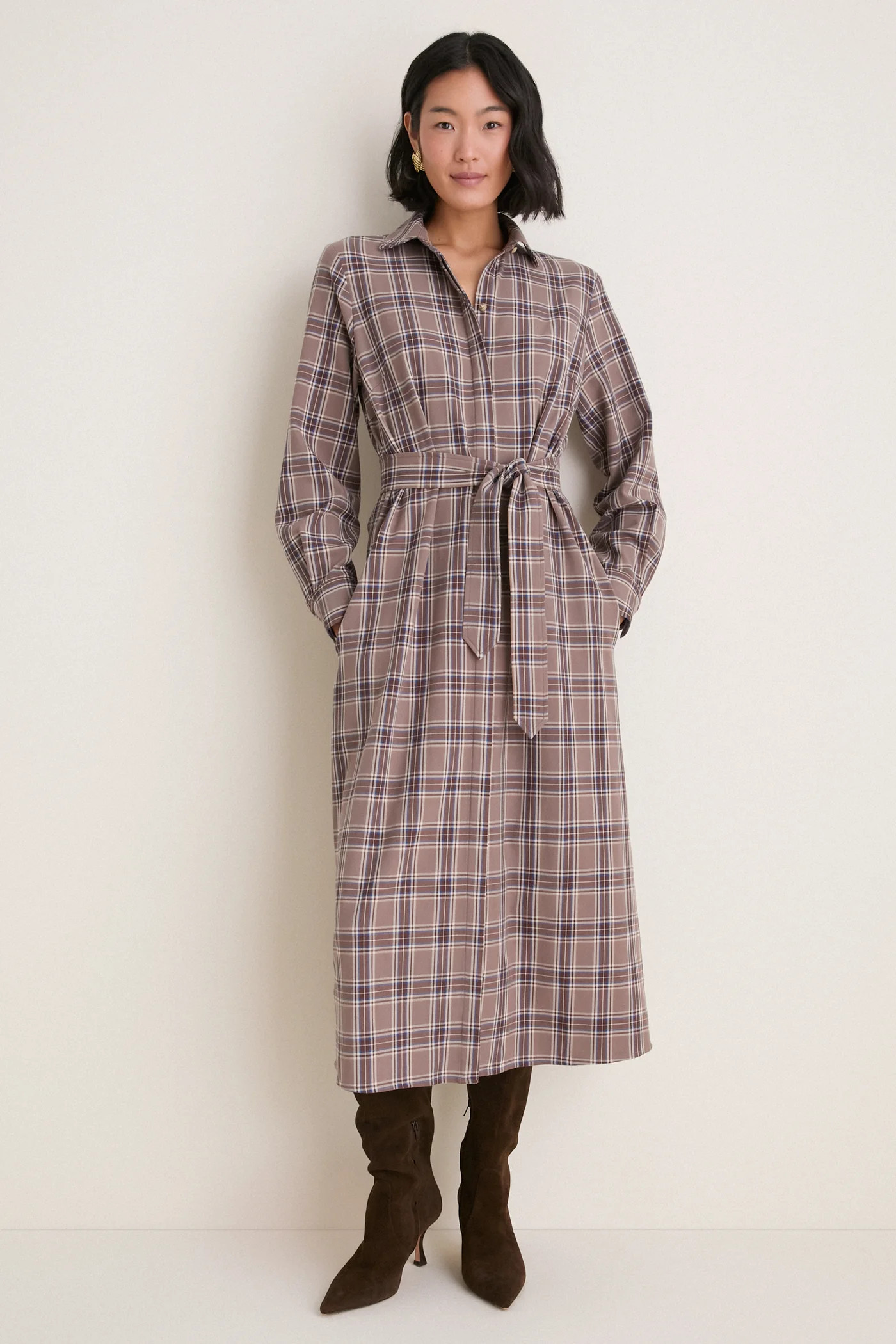 Chelsea Plaid Tara Shirt Dress | Tuckernuck (US)