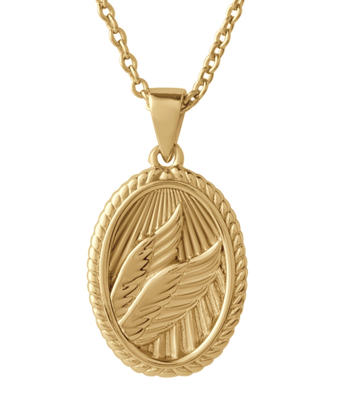 Vincero Women's Wings Necklace in Polished 14k Gold Pendant - Gold | Macy's