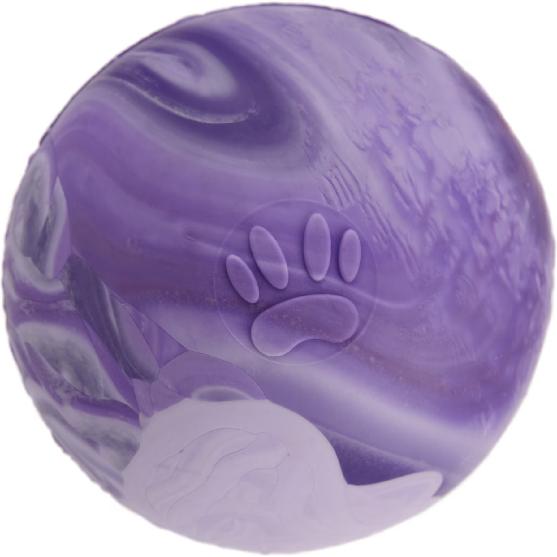 Dogline Euro Ball Dog Toy, Purple, 2.75-in | Chewy