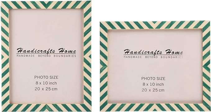 Handicrafts Home Photo Picture Frames 8x10 Candy Cane Mint Set of 2 Wall Art | Amazon (US)