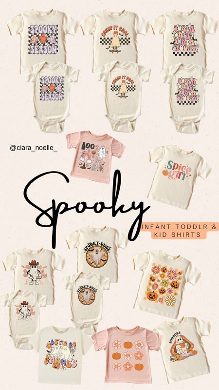 Spo0oky season shirts for your mini👻
Support small shops ! Etsy 🫶🏼

#LTKfamily #LTKkids #LTKSeasonal