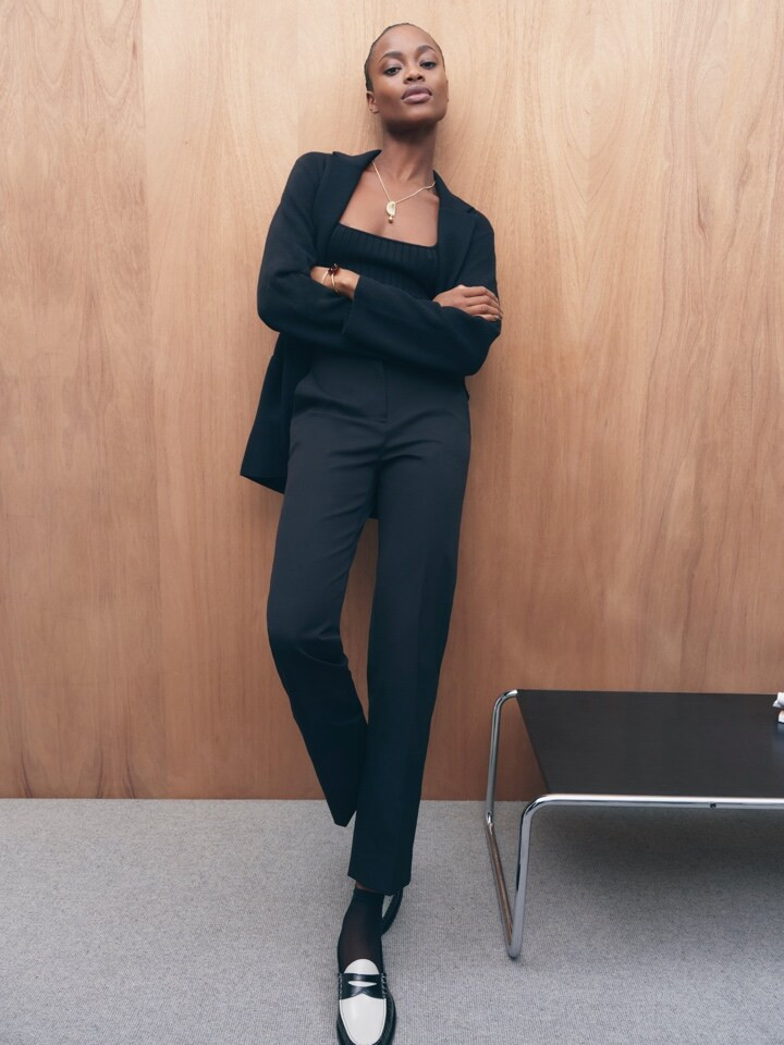 Kate straight-leg pant in bi-stretch cotton | J. Crew US